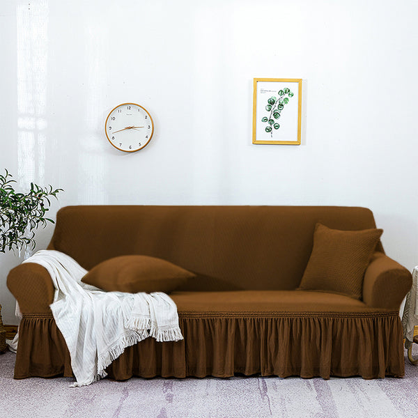 Turkish Mesh Sofa Cover – Copper Brown