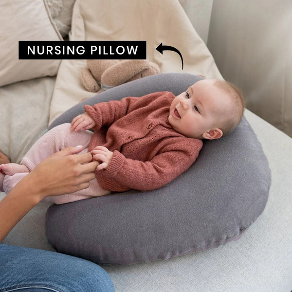 Soft Velvet Stuff Nursing Pillow For Newborn / C Shape Support Pillow