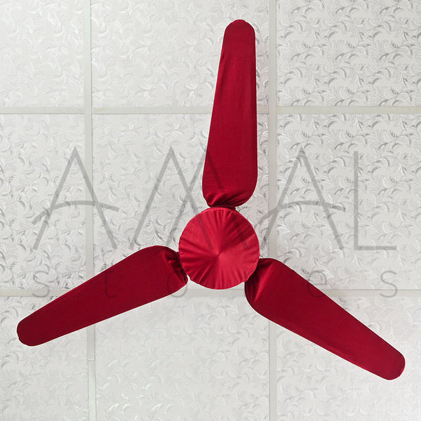 Dustproof Flexible Jersey Cotton Ceiling Fan Cover (Universal Size)