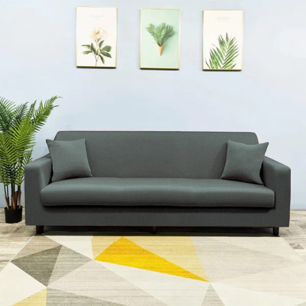 Grey- Flexible Jersey Cotton Sofa Covers